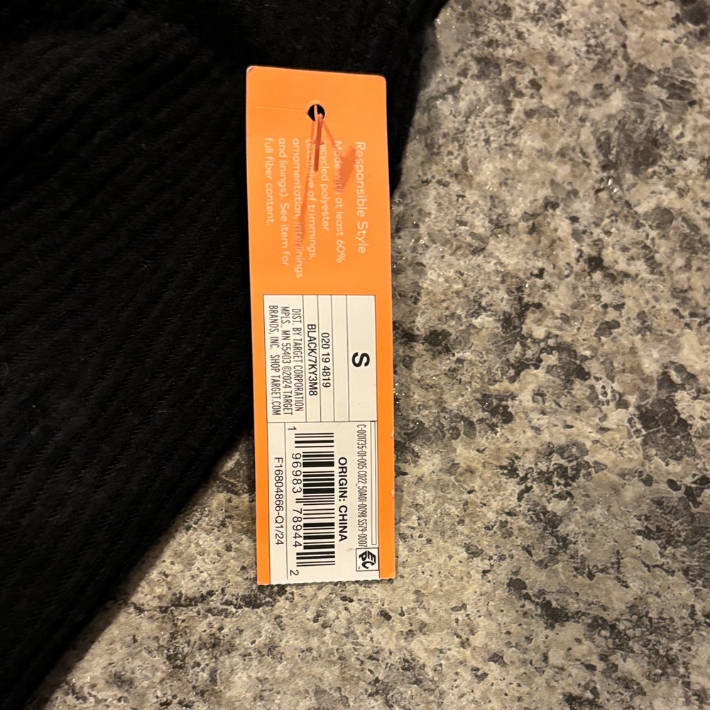 Colsie Black Ribbed Apparel - Picture 3 of 6